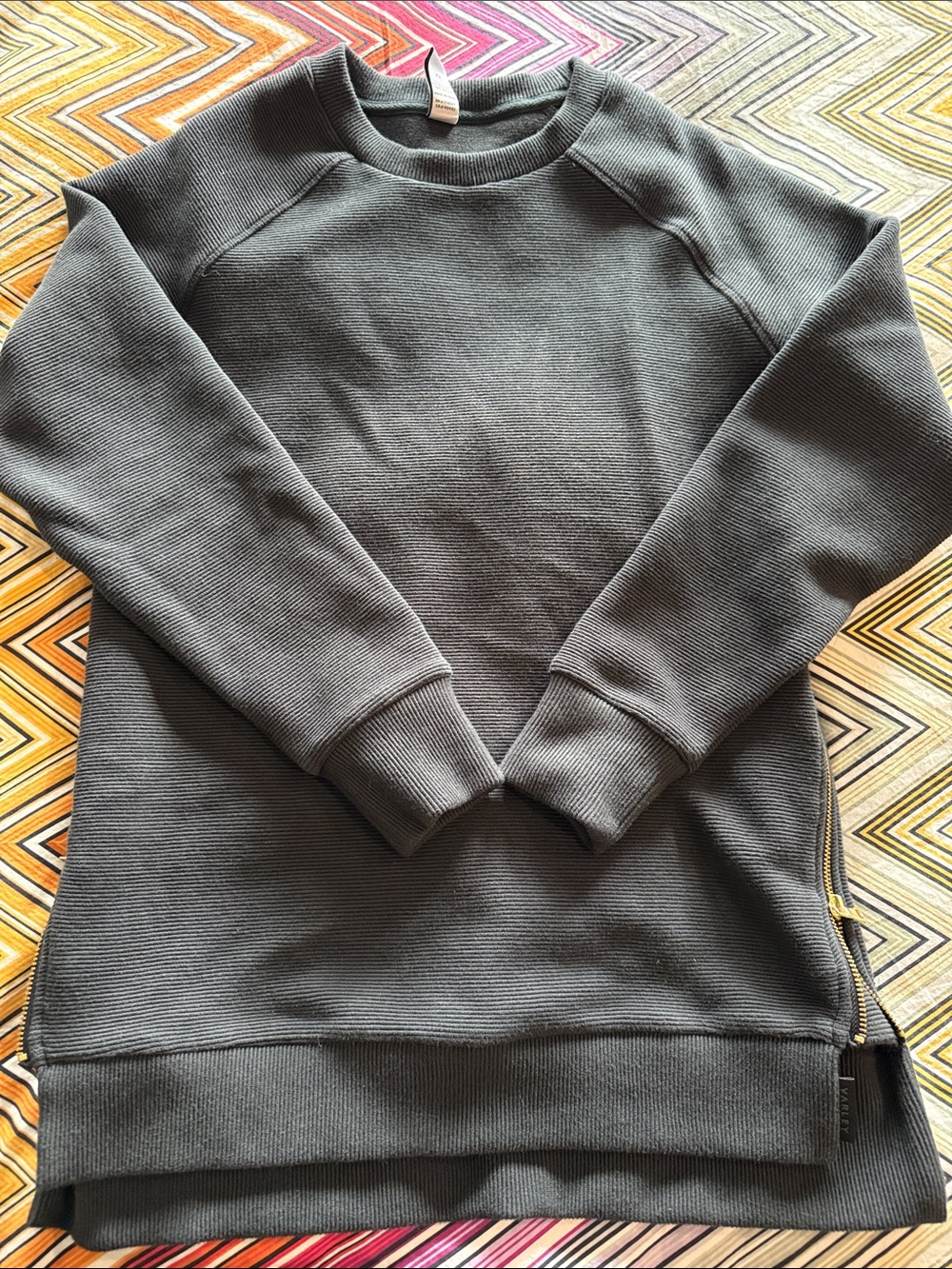 Varley Side-Zip Sweatshirt
